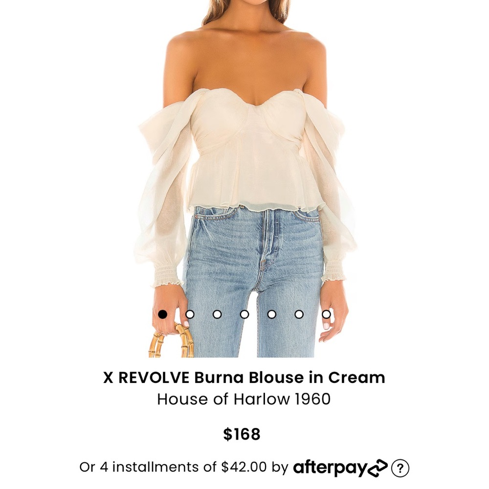 REVOLVE Burna Blouse in Cream
House of Harlow 1960